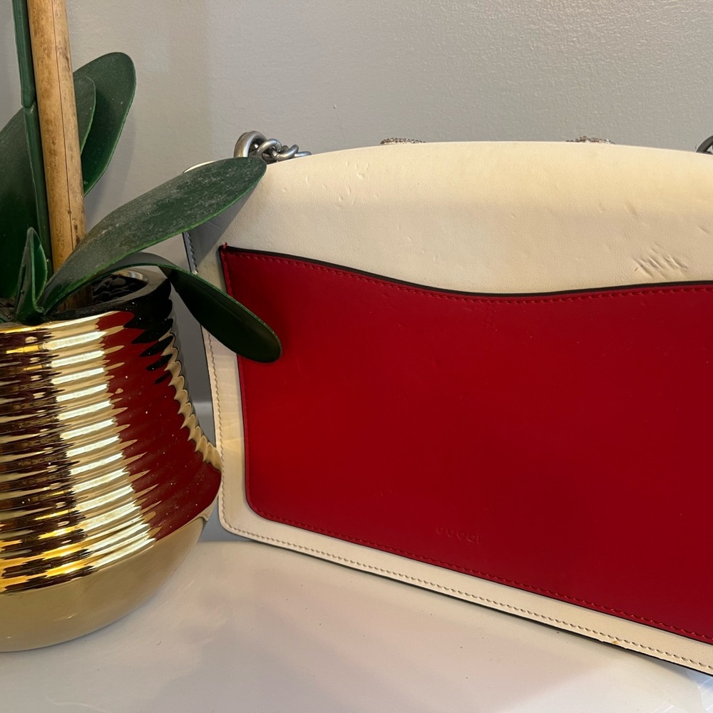 Gucci Limited Edition Dionysus Crystals Shoulder Bag Tricolor Leather $3995 - Picture 2 of 12